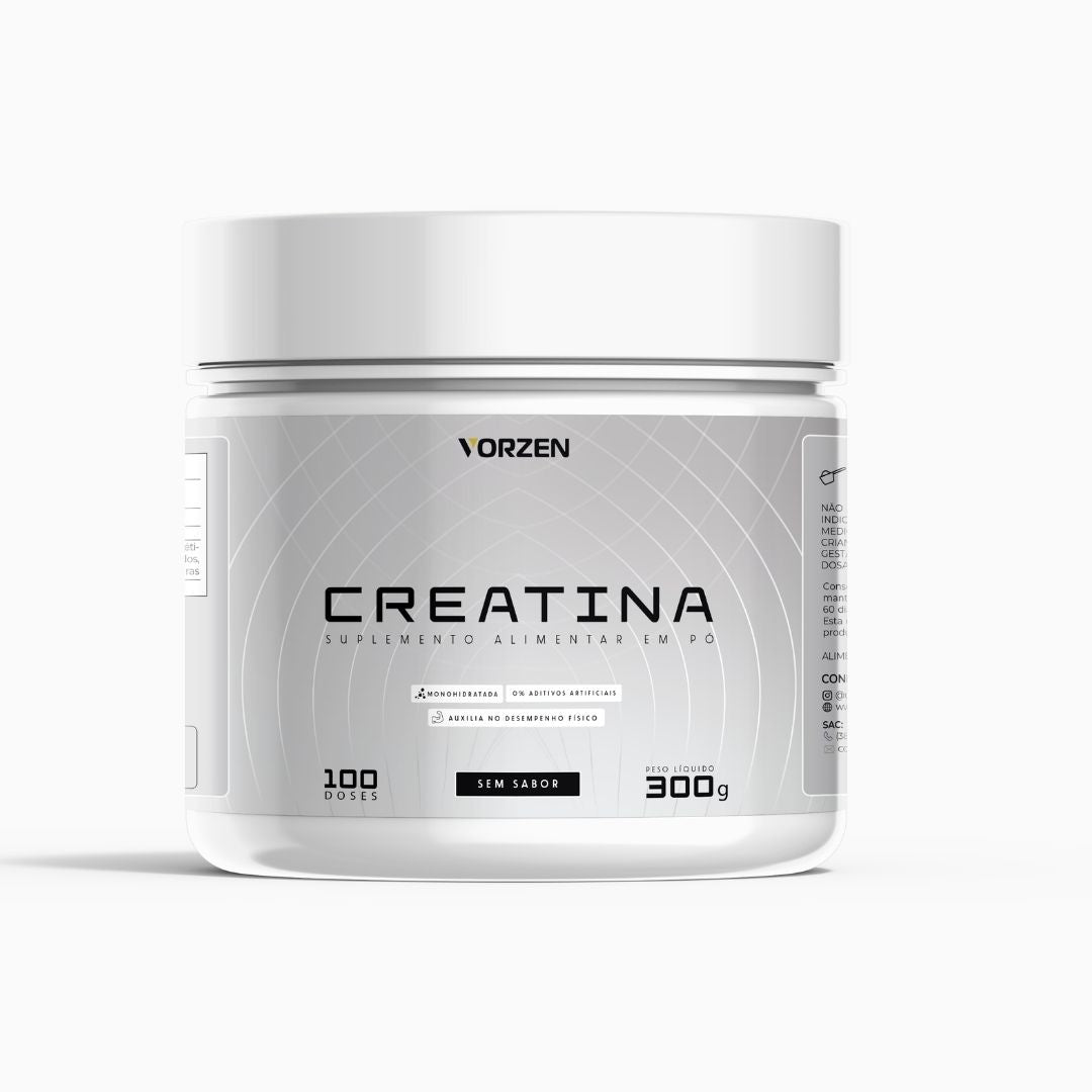 Creatina 100% Pura Pote 300g Vorzen