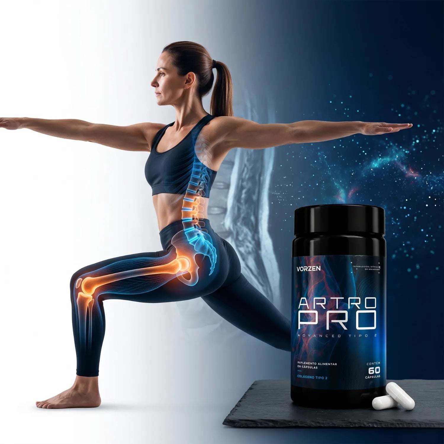 Artro Pro Vorzen – Suporte para joelhos, quadris e ombros - yoga