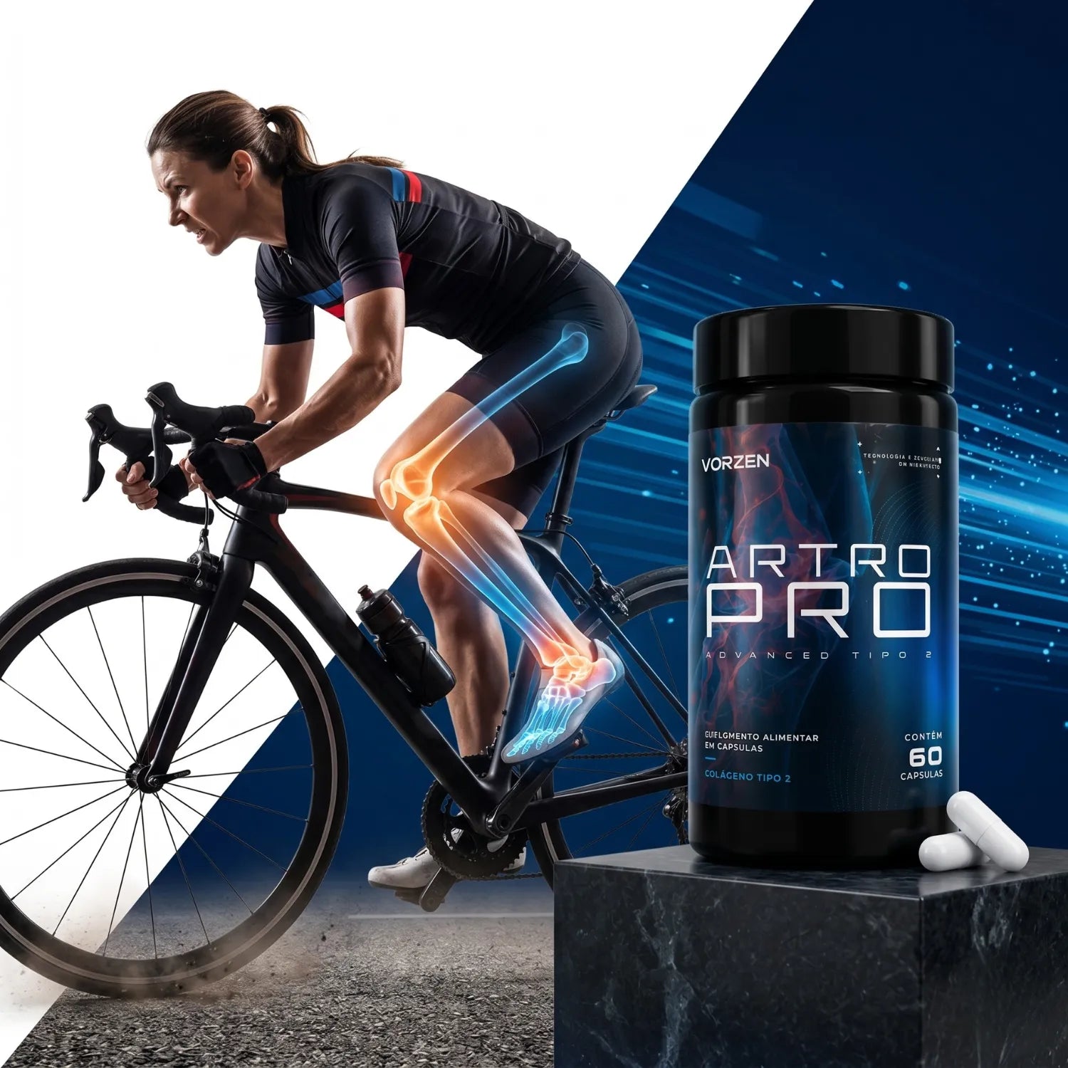 Artro Pro Vorzen – Suporte para joelhos, quadris e ombros
