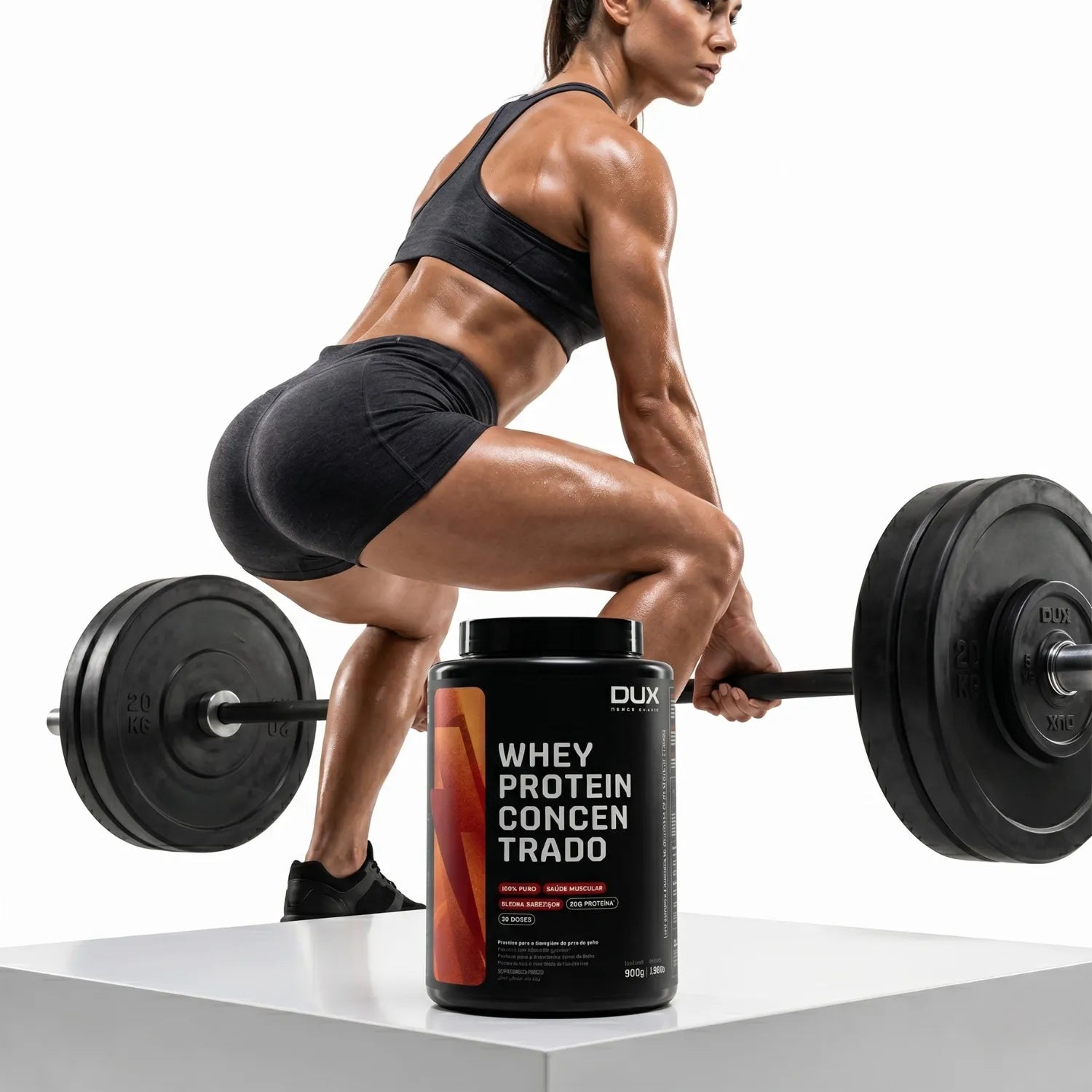 Whey Protein Concentrado 900g Dux