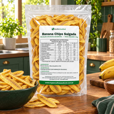 Banana Chips Salgada