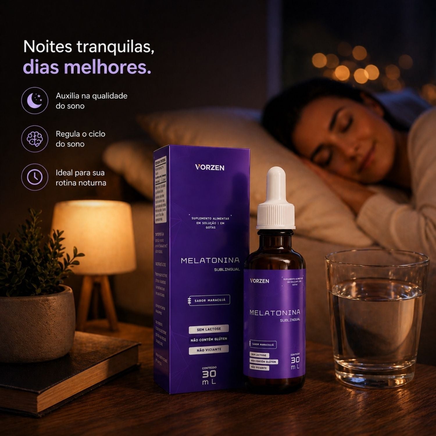Melatonina Maracujá 30ml Vorzen