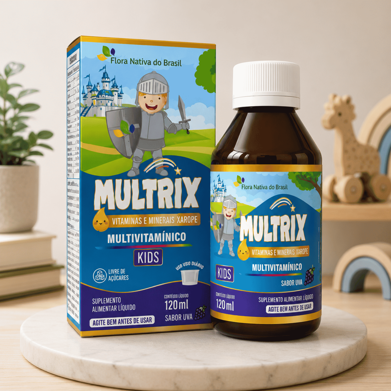 Multrix (Multivitamínico Kids) 120ml Flora Nativa do Brasil