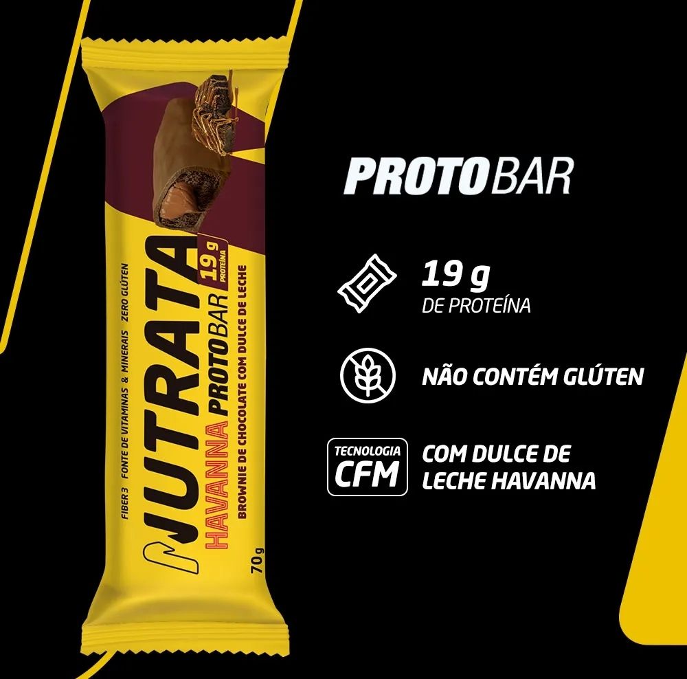 Barra de Proteina Protobar 70g Nutrata