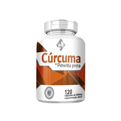 Cúrcuma Pimenta Preta 500mg 120 Cápsulas Ciência da Natureza