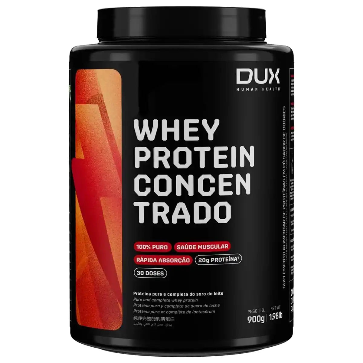 Whey Protein Concentrado 900g Dux