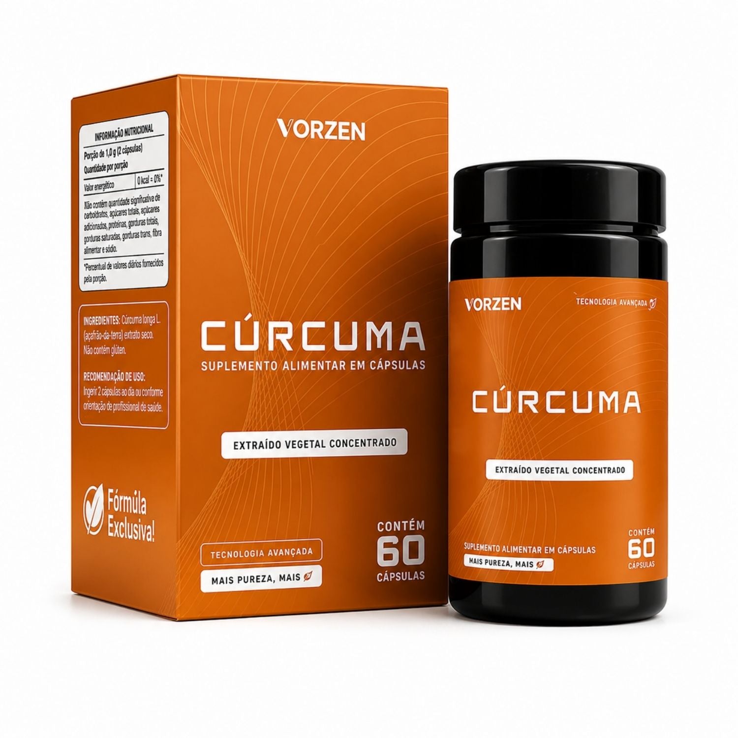 Cúrcuma 60 Cápsulas Vorzen