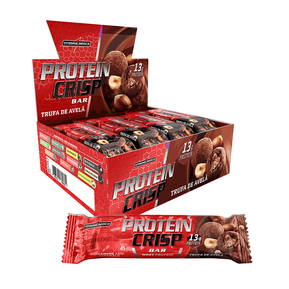 Barra de Proteína Crisp Bar 45g Integralmédica