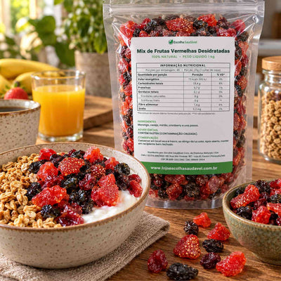 Mix de Frutas Vermelhas Desidratadas