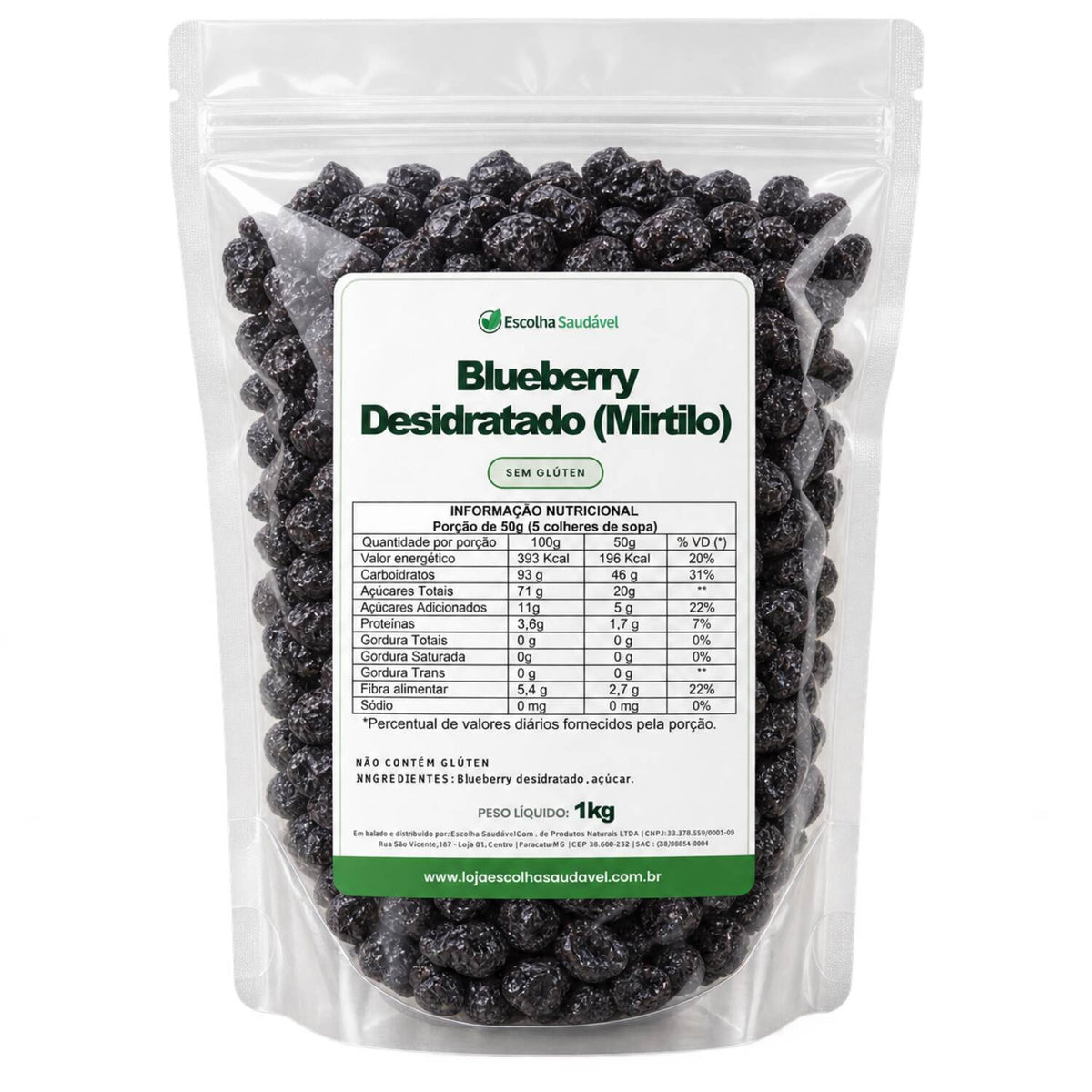 Blueberry Desidratado (Mirtilo)