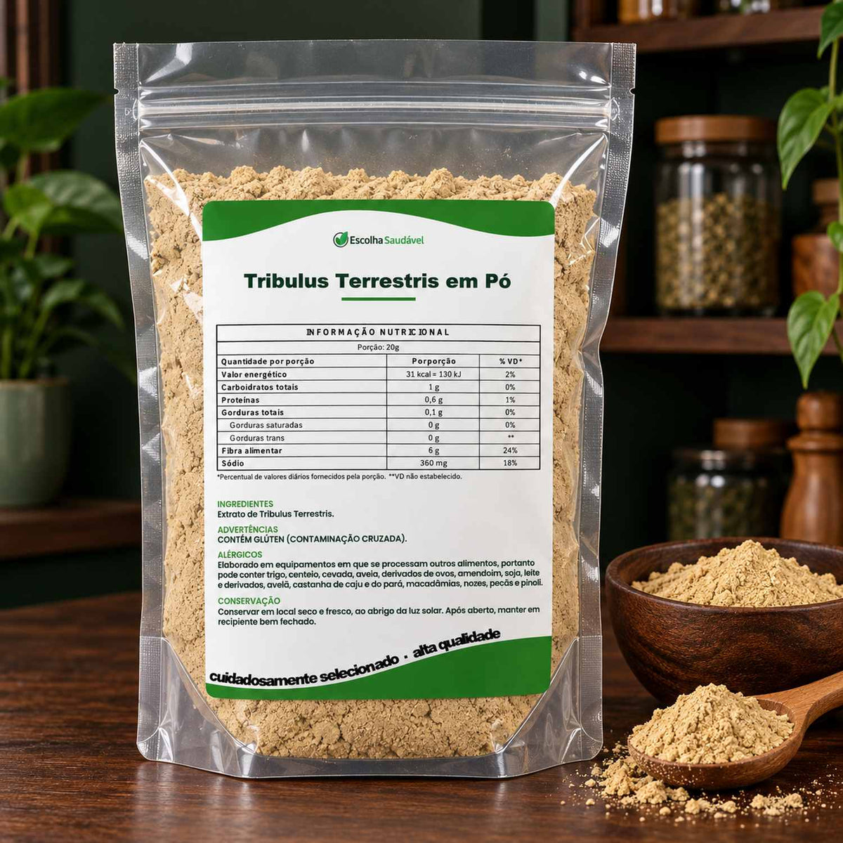 Tribulus Terrestris em Pó