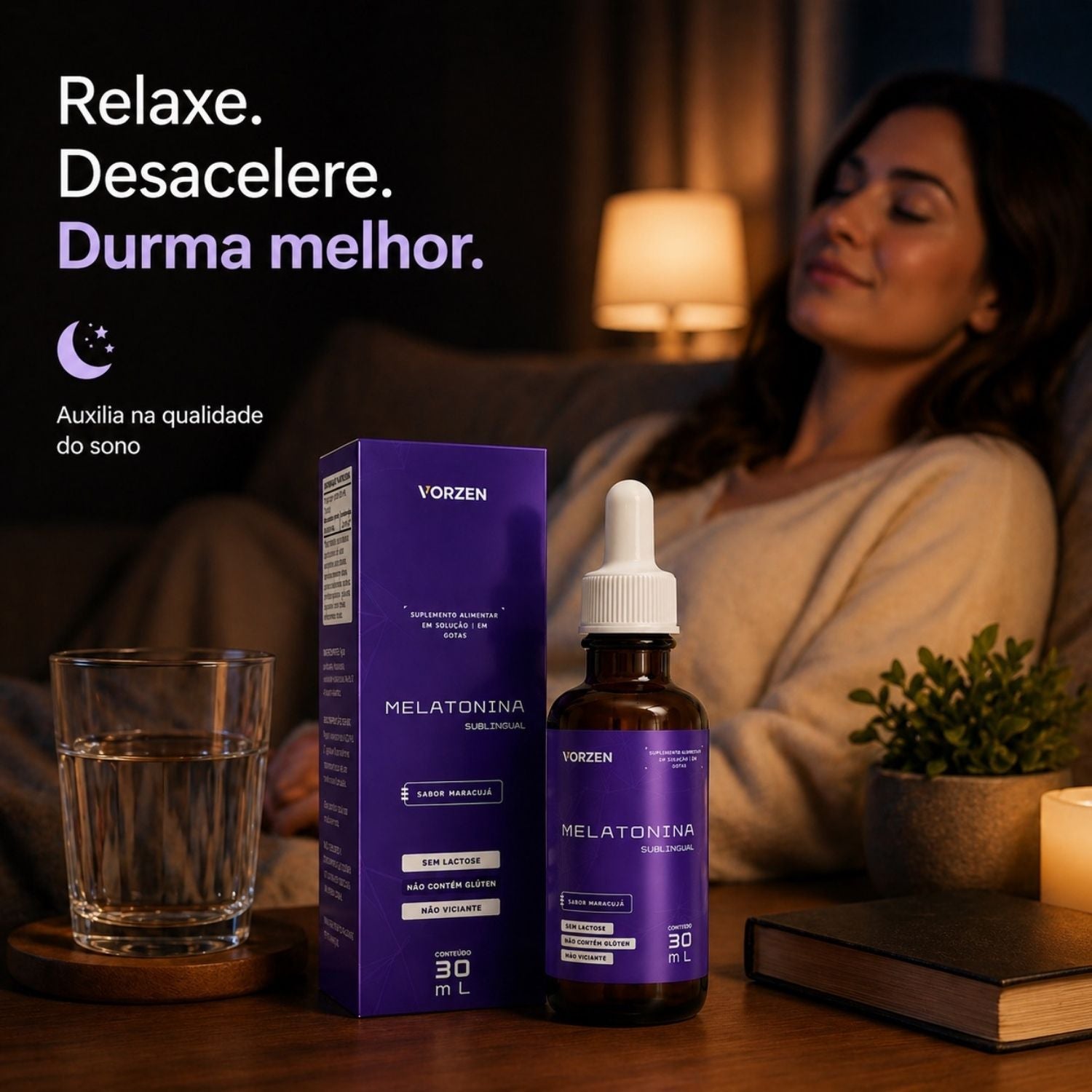 Melatonina Maracujá 30ml Vorzen