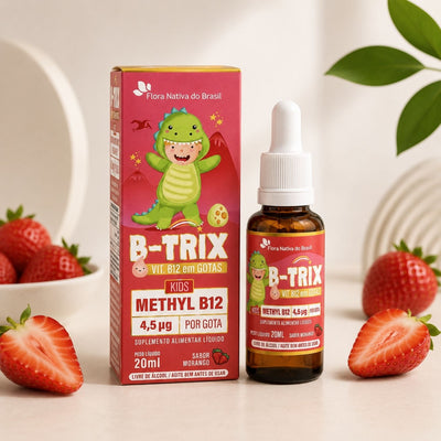 Vitamina B Infantil B-Trix Sabor Morango 20ml Flora Nativa