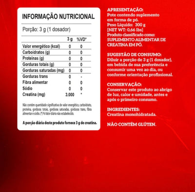 Creatina Hardocre 300g Integralmedica