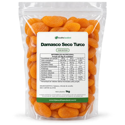 Damasco Turco Desidratado Graúdo