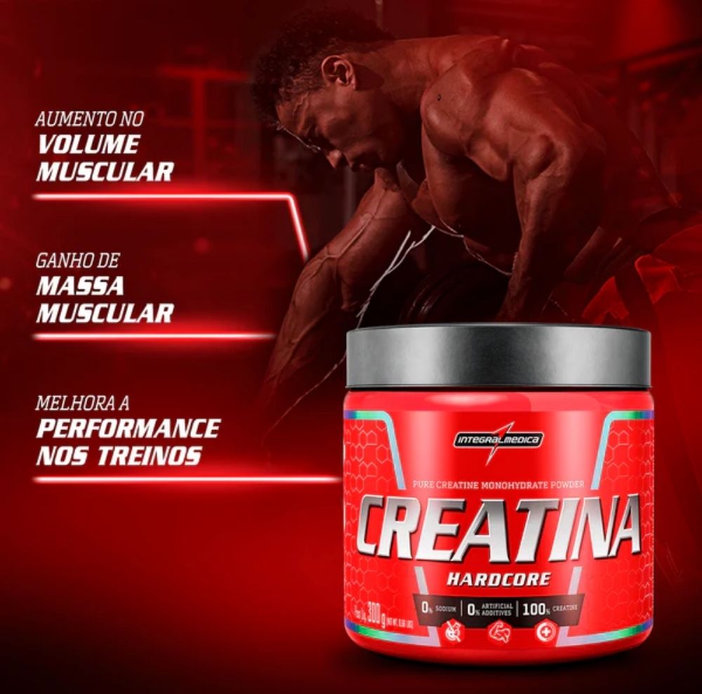 Creatina Hardocre 300g Integralmedica