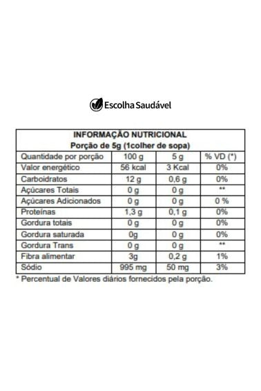 Tempero Vinagrete Desidratado