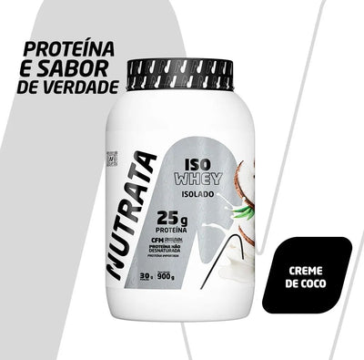 Whey Protein Isolado Pote 900g Nutrata