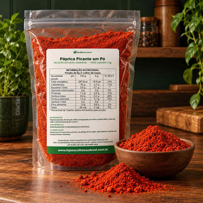 Páprica Picante em Pó