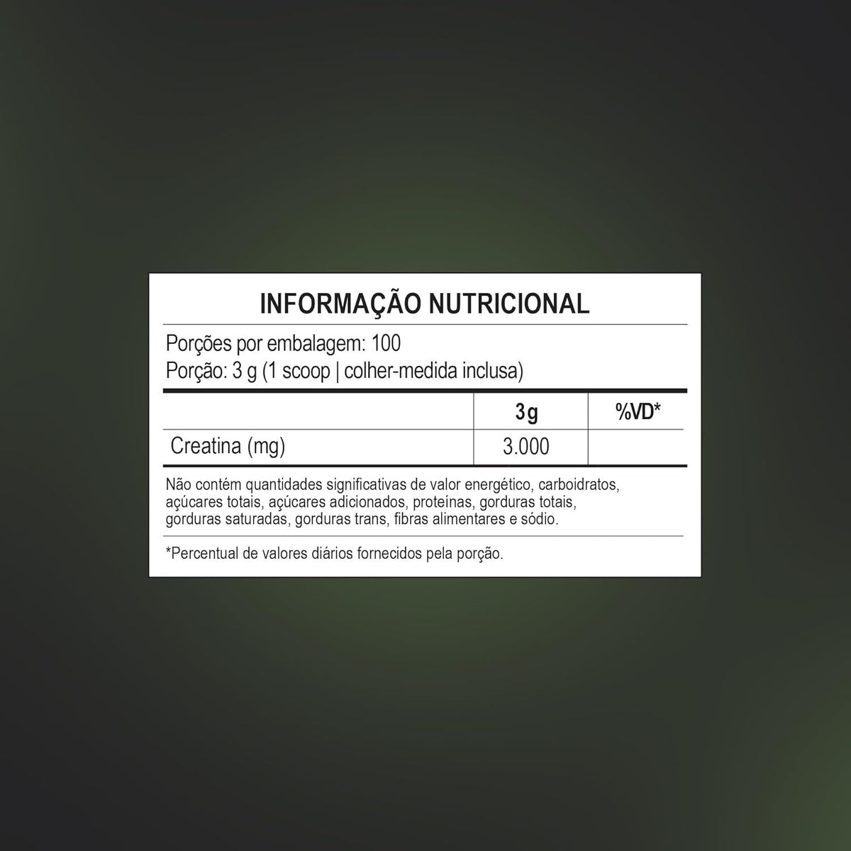 Creatina Creapure 300g Pura Vida