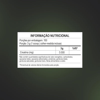 Creatina Creapure 300g Pura Vida