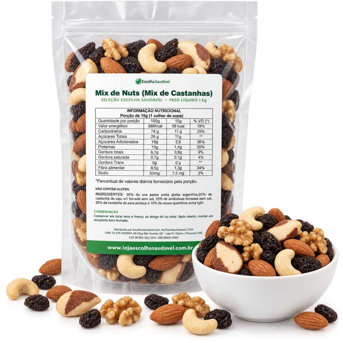 Mix de Nuts (Mix de Castanhas)