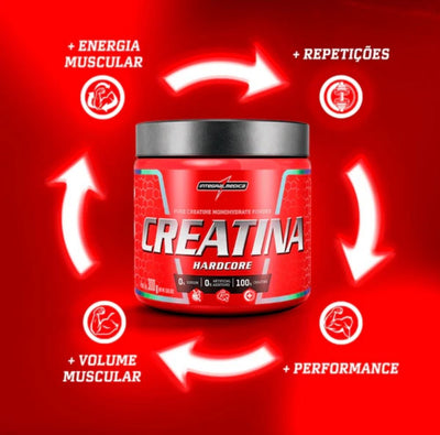 Creatina Hardocre 300g Integralmedica