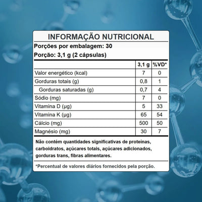 Bio Calcio 60 Cápsulas Pura Vida