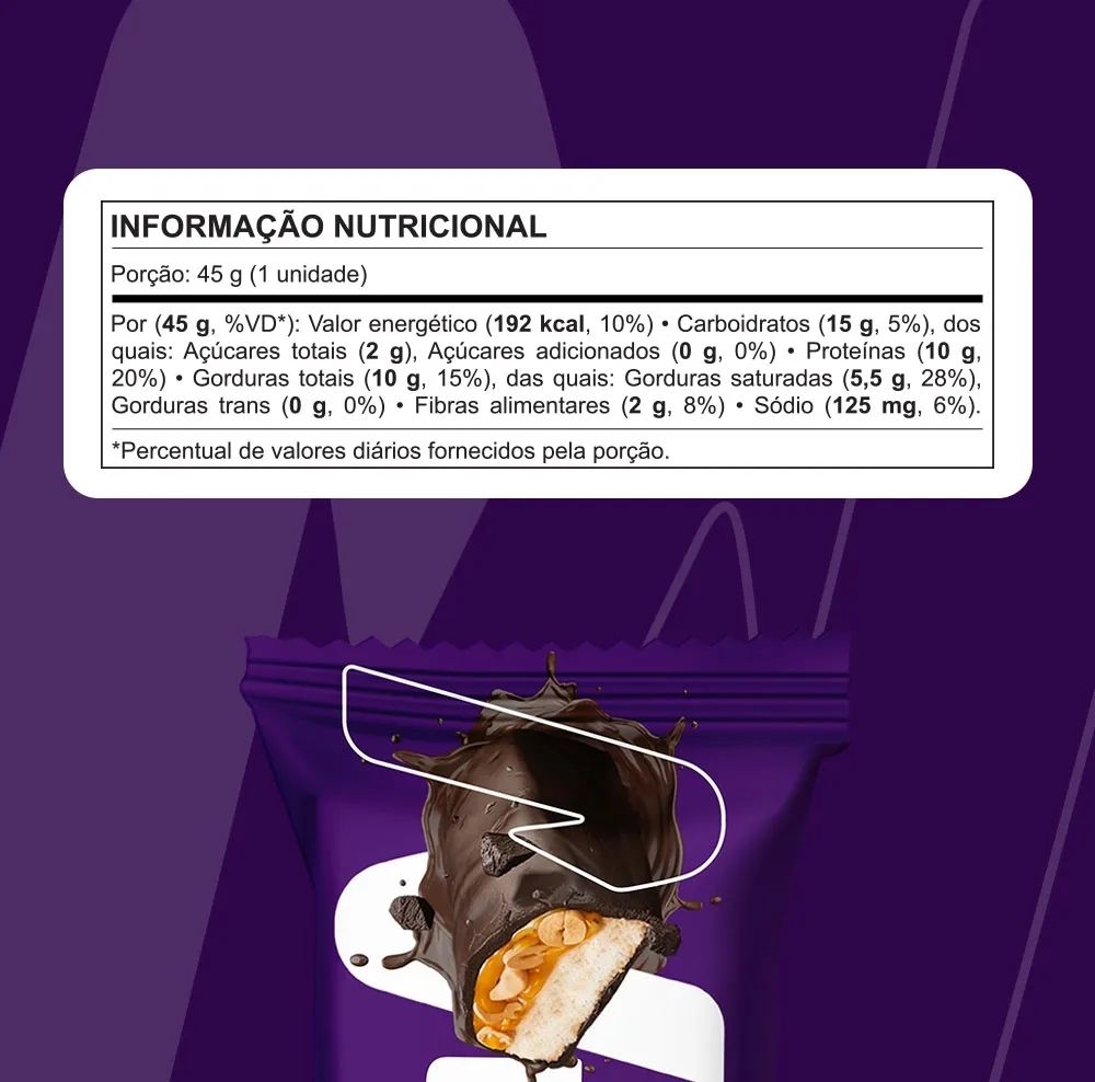Barra de Proteina Caramel 45g Nutrata