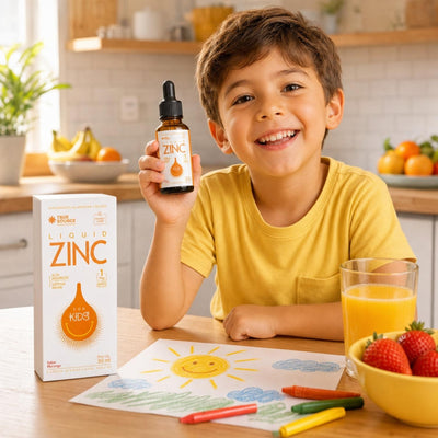 Zinco Liquido em Gotas for Kids Morango 30ml True Source