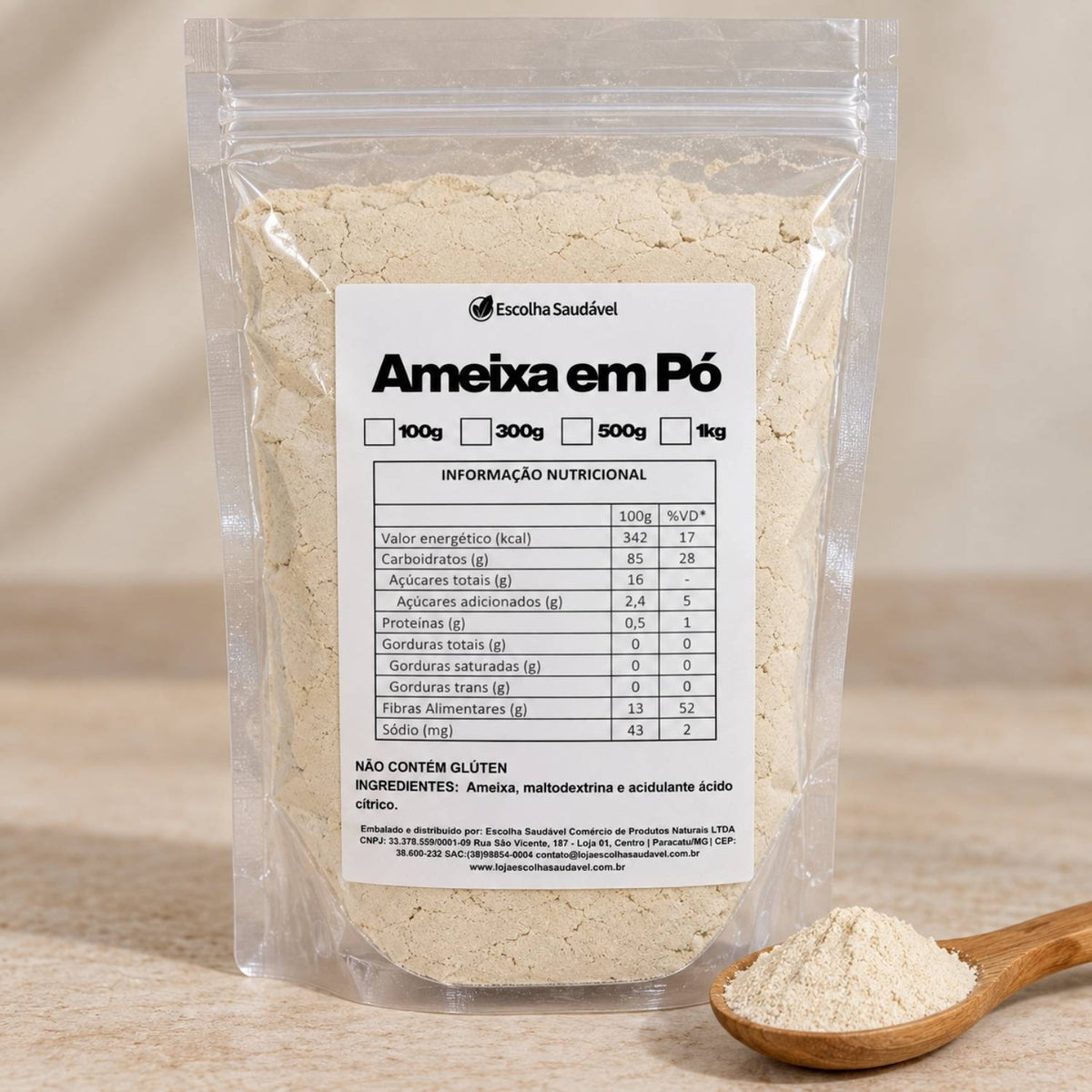 Ameixa em Pó 100% Pura