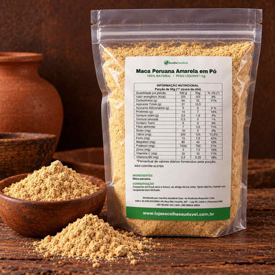 Maca Peruana Amarela em Pó