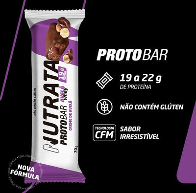 Barra de Proteina Protobar 70g Nutrata