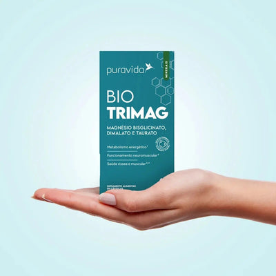 Bio Trimag (Magnesio Bisglicinato, Dimalato E Taurato) Pura Vida