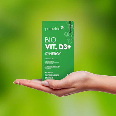 Bio Vitamina D3+ Synergy 60 Cápsulas Pura Vida