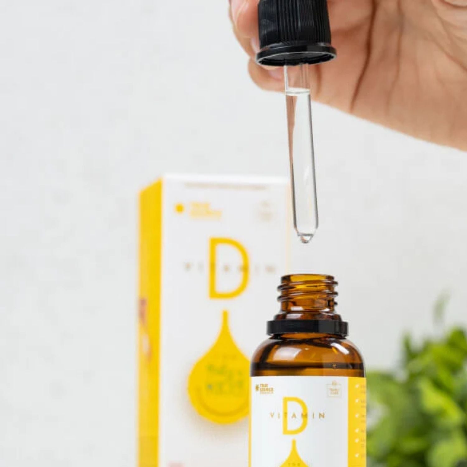 Vitamina D Líquido em Gotas for Kids Framboesa 30ml True Source