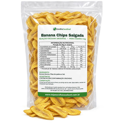 Banana Chips Salgada