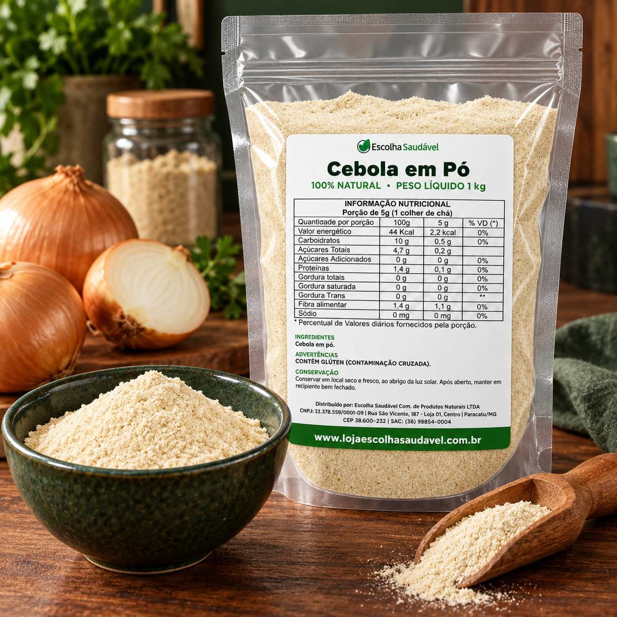 Cebola em Pó