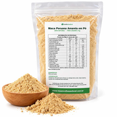 Maca Peruana Amarela em Pó