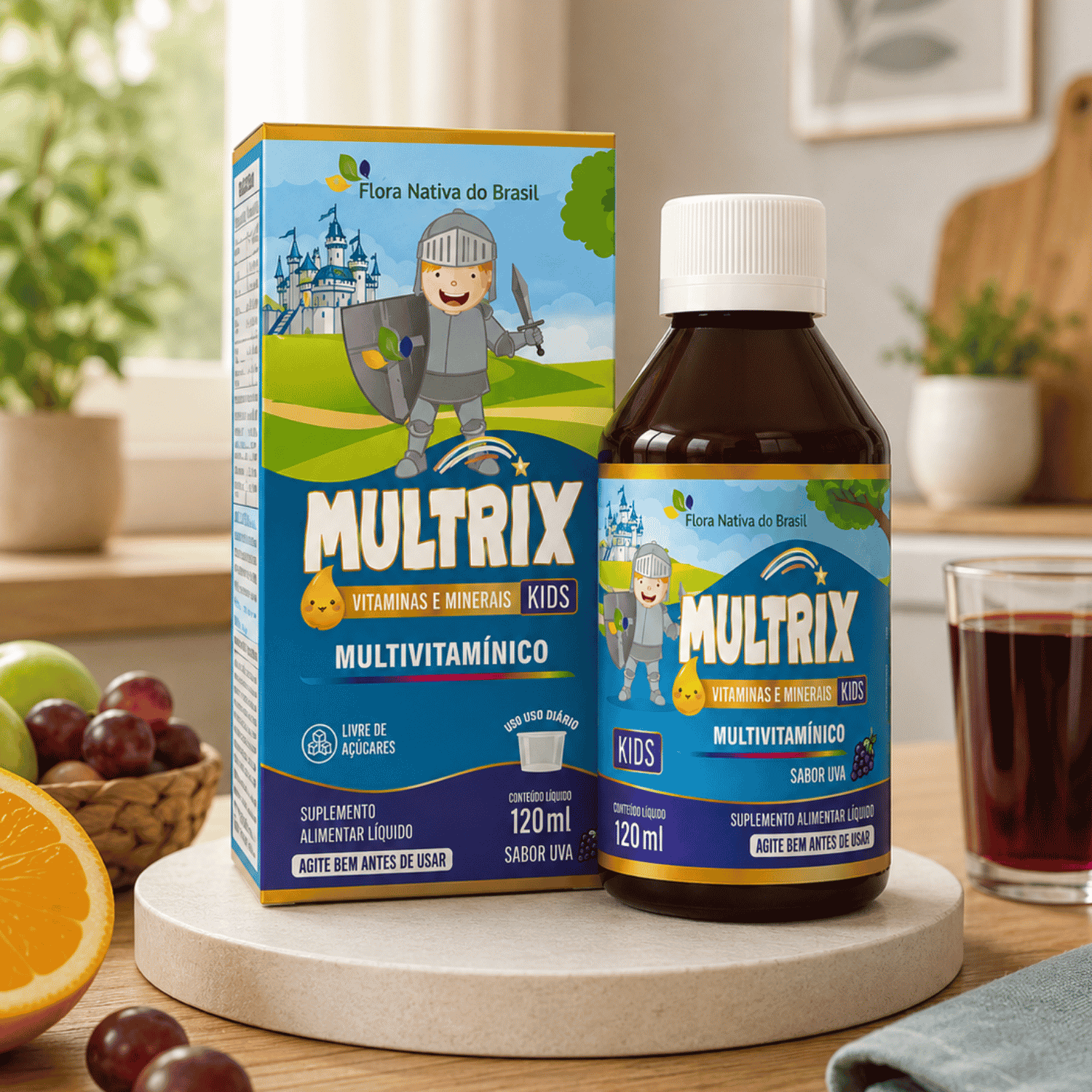 Multrix (Multivitamínico Kids) 120ml Flora Nativa do Brasil