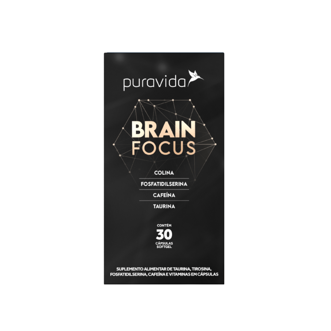 Brain Focus 30 Cápsulas Pura Vida