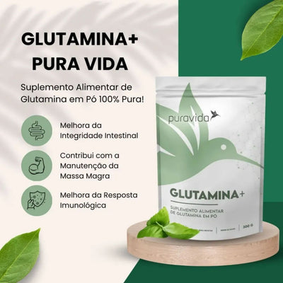 Glutamina 300g Pura Vida