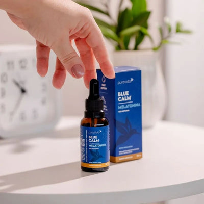 Melatonina Gotas Blue Calm 30ml Pura Vida