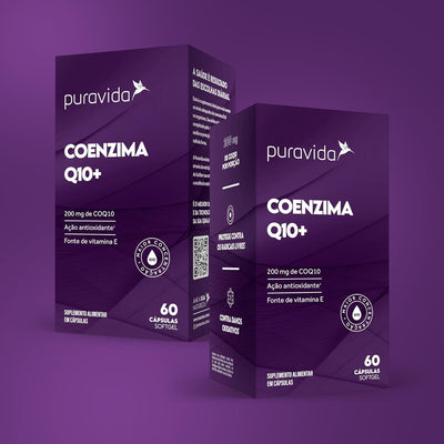 Coenzima Q10+ 200mg 60 Cápsulas Pura Vida