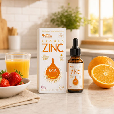 Zinco Liquido em Gotas for Kids Morango 30ml True Source