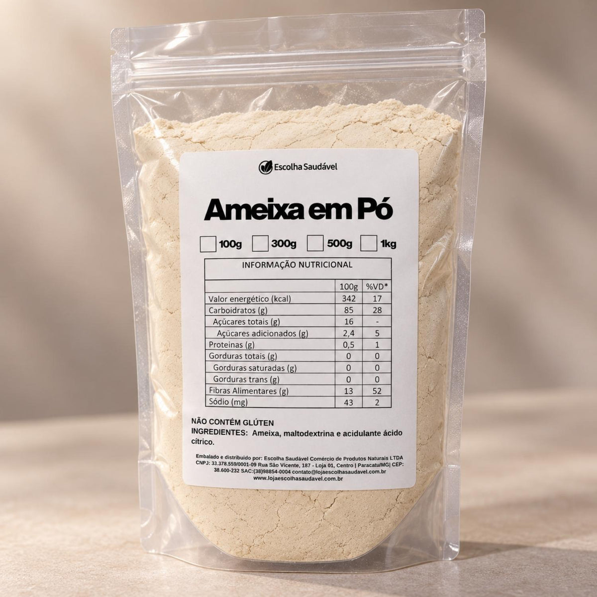 Ameixa em Pó 100% Pura
