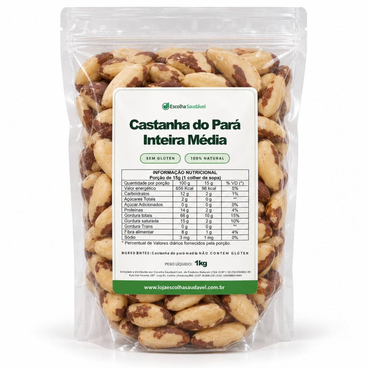 Castanha do Pará Inteira Média