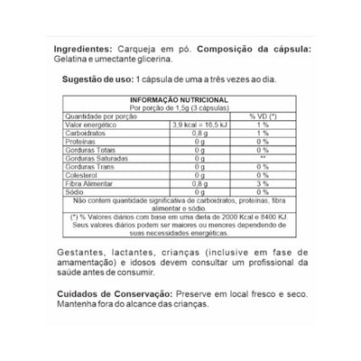 Carqueja 500mg 60 Cápsulas Ciência da Natureza