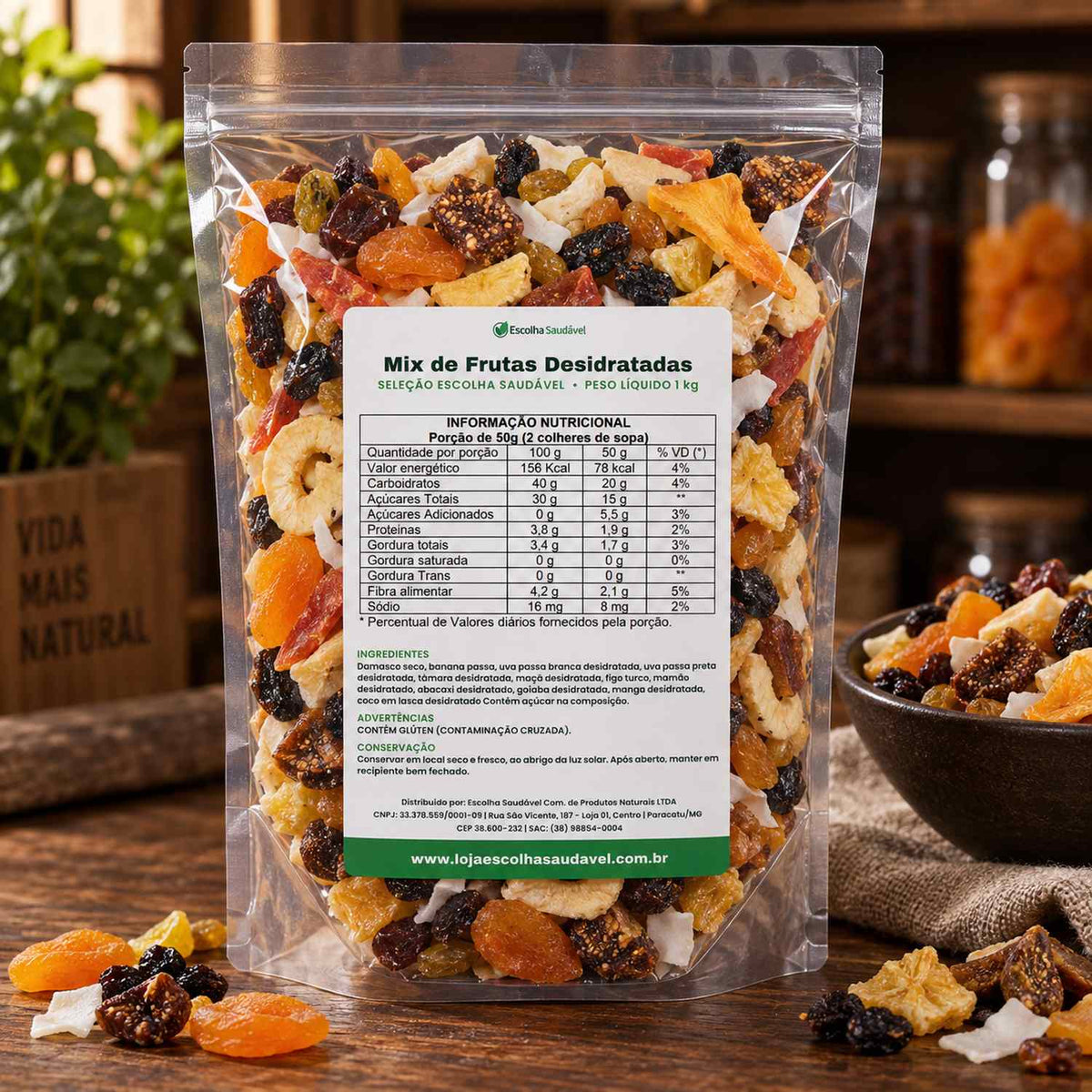 Mix de Frutas Desidratadas